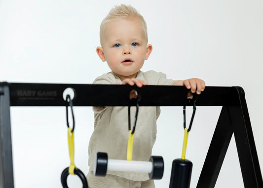 Kid working through a strength session