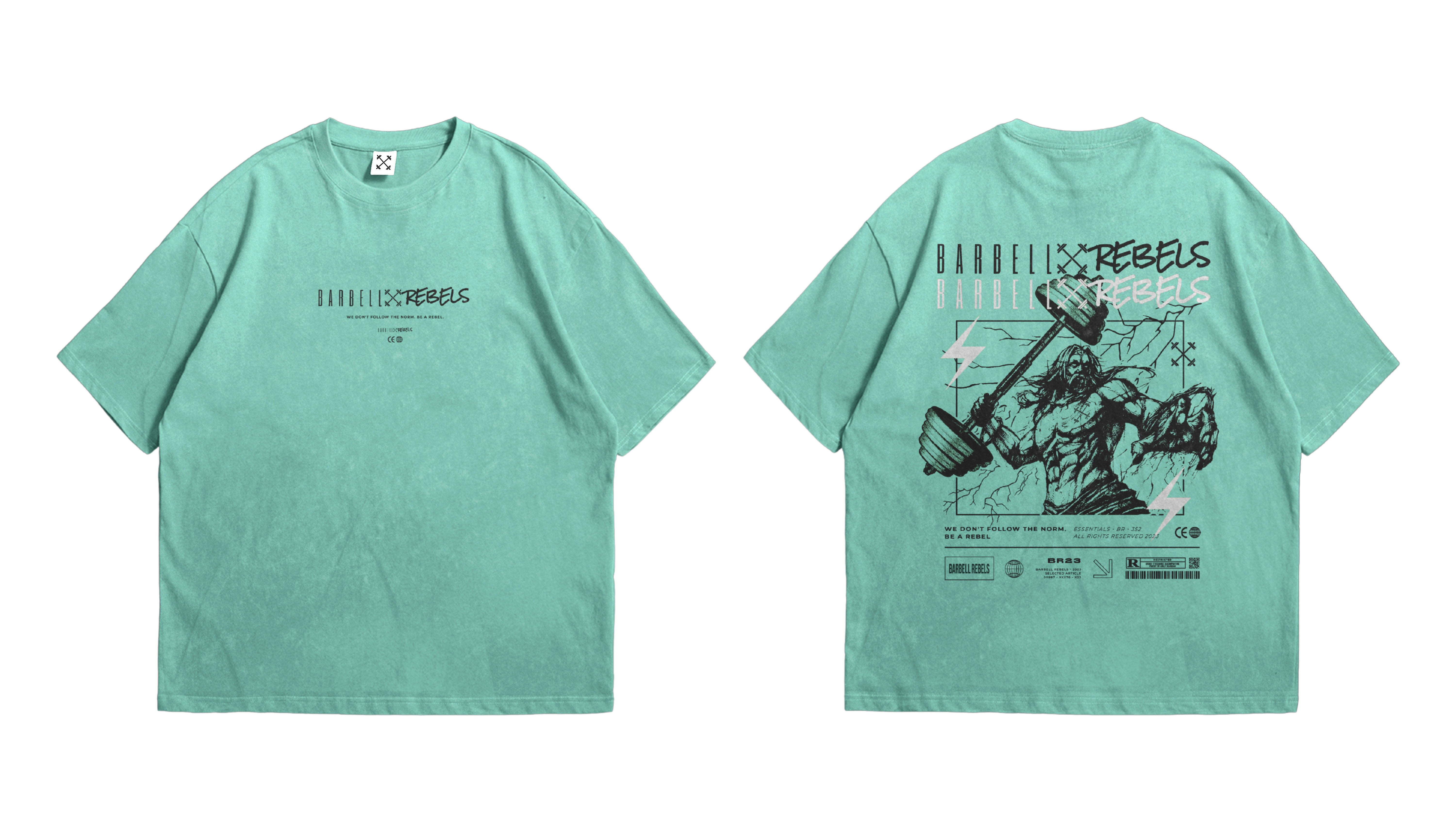 KIDS Oversized Deluxe Distressed T-Shirt