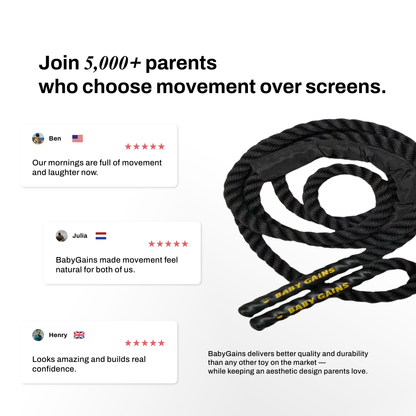 BabyGains Kids Battle Rope fitness rope for active children - view 4