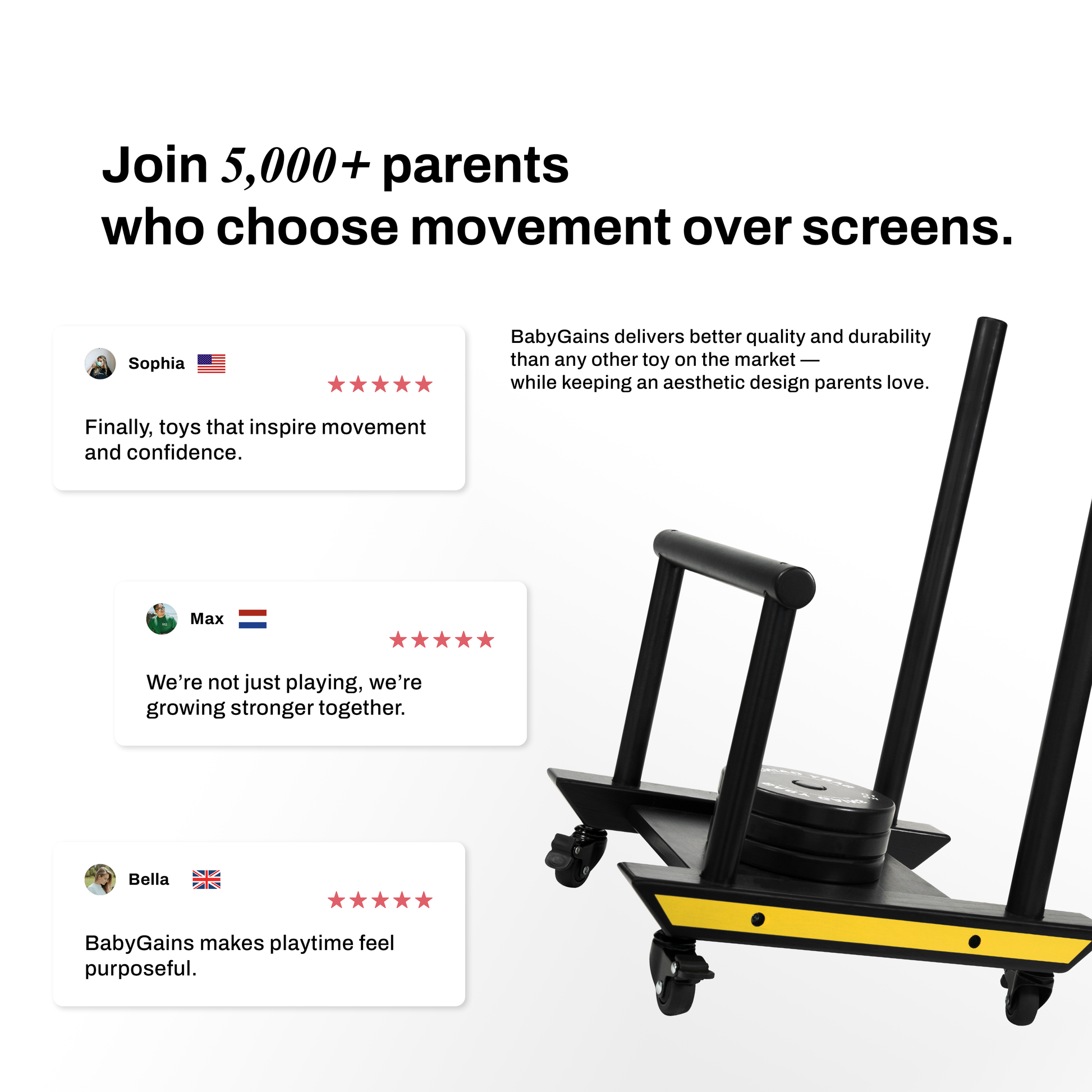 Kids Power Sled [walker] Baby Gains