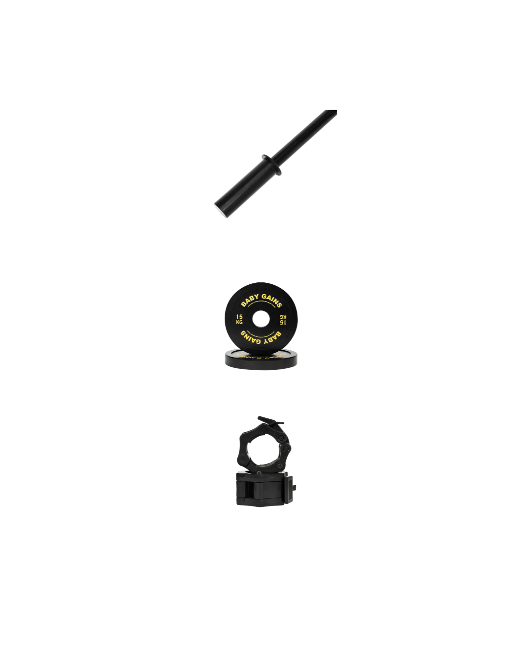 BabyGains Kids Starter Barbell Set wooden barbell for beginners - view 7