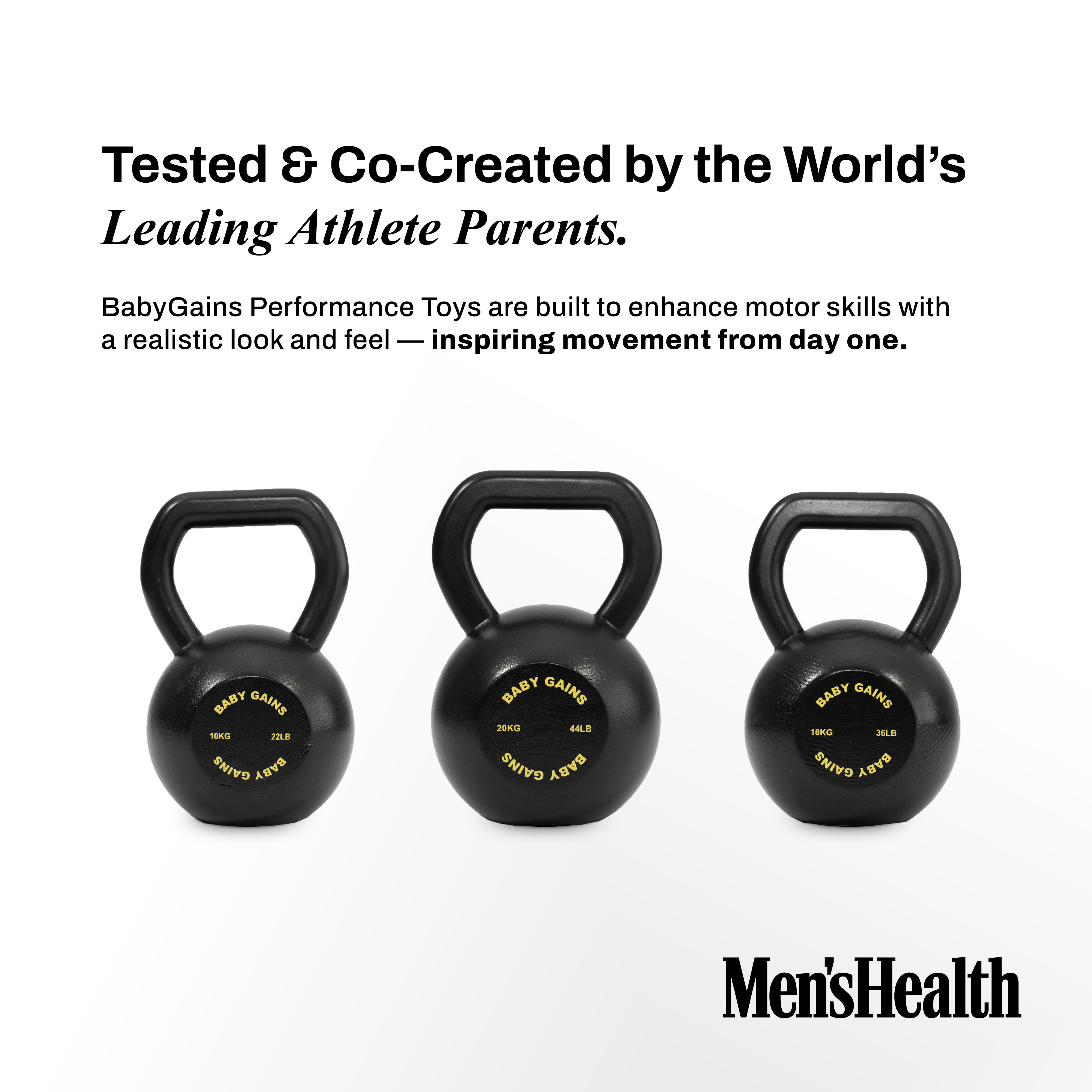 Kids Starter Kettlebell Set Baby Gains
