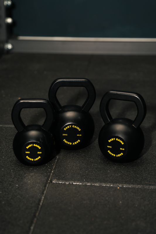 Kids Wooden Starter Kettlebell Set Baby Gains