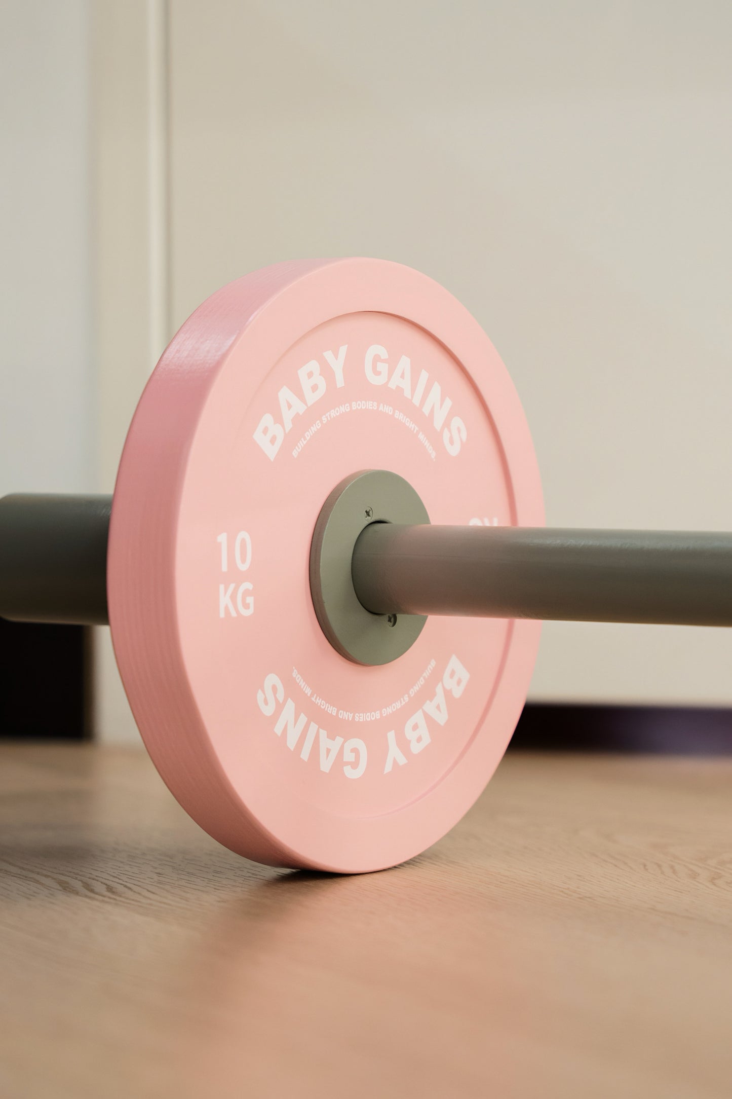 Kids Pink Starter Barbell Set Baby Gains