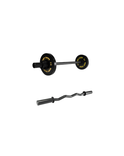 Elite Barbell Kit & Curl Bar Combo Baby Gains