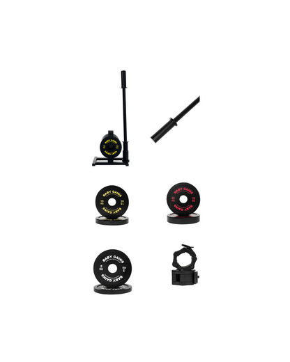 BabyGains Kids Elite Barbell Kit wooden barbell set for children ages 2-8 - view 8
