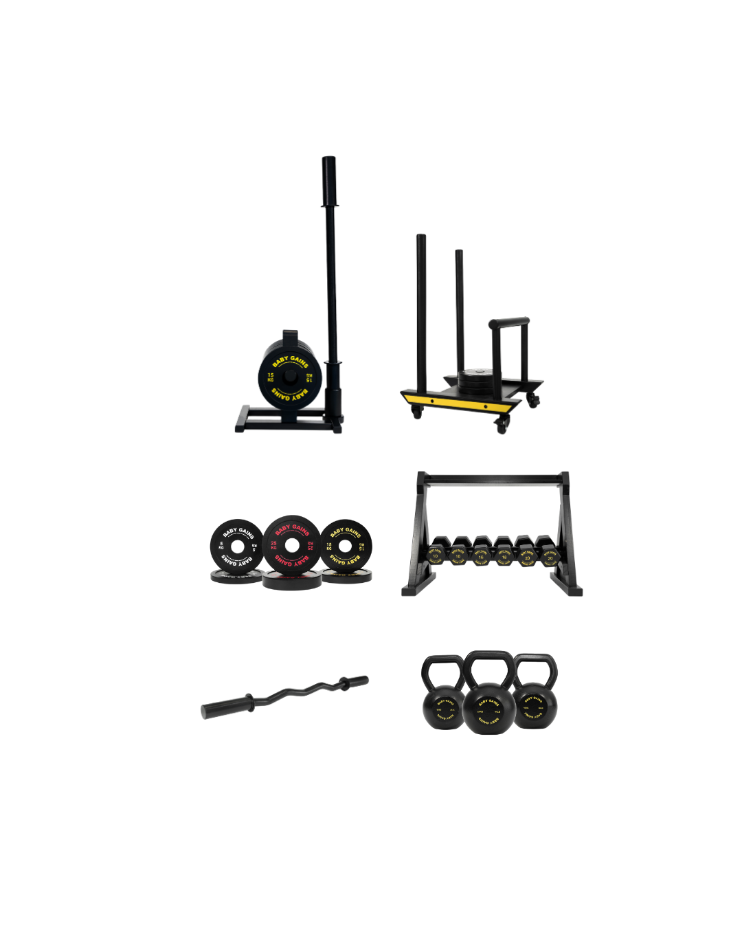 MINI GYM PACK - The Starter corner (s) Baby Gains